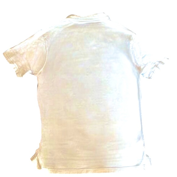 DKNY polo white with black lettering. Manhattan graphics. - Picture 2 of 5